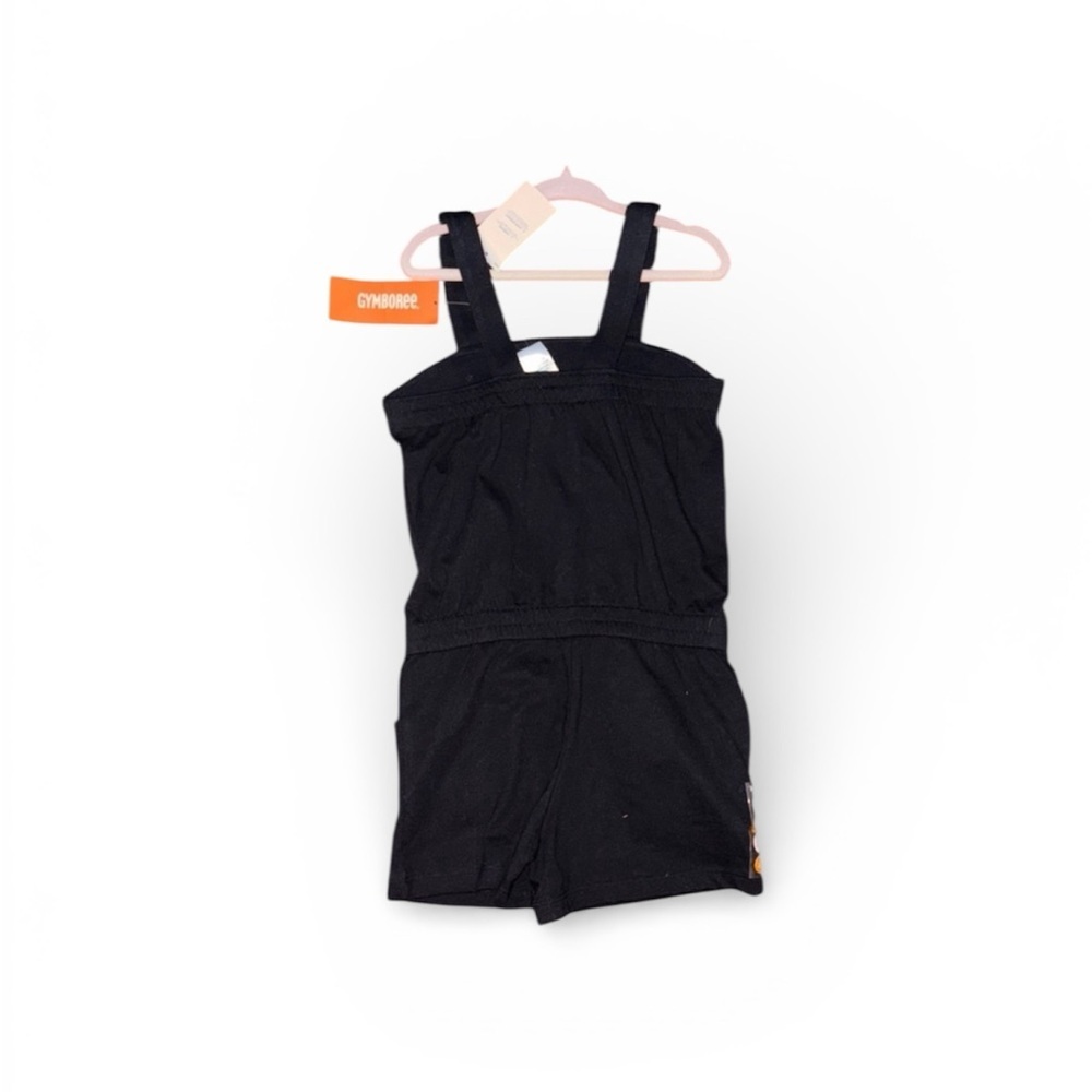 251. Gymboree Black Romper with White Embroidery Girls Size 6 NWT - Picture 2 of 2